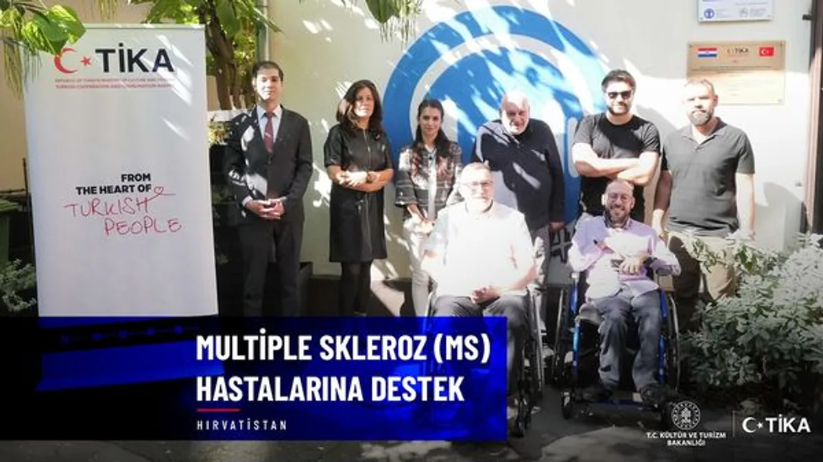 TİKA, Hırvatistan'da MS Hastalarına Destek Sağladı TİKA, Hırvatistan'da MS Hastalarına Destek Sağladı