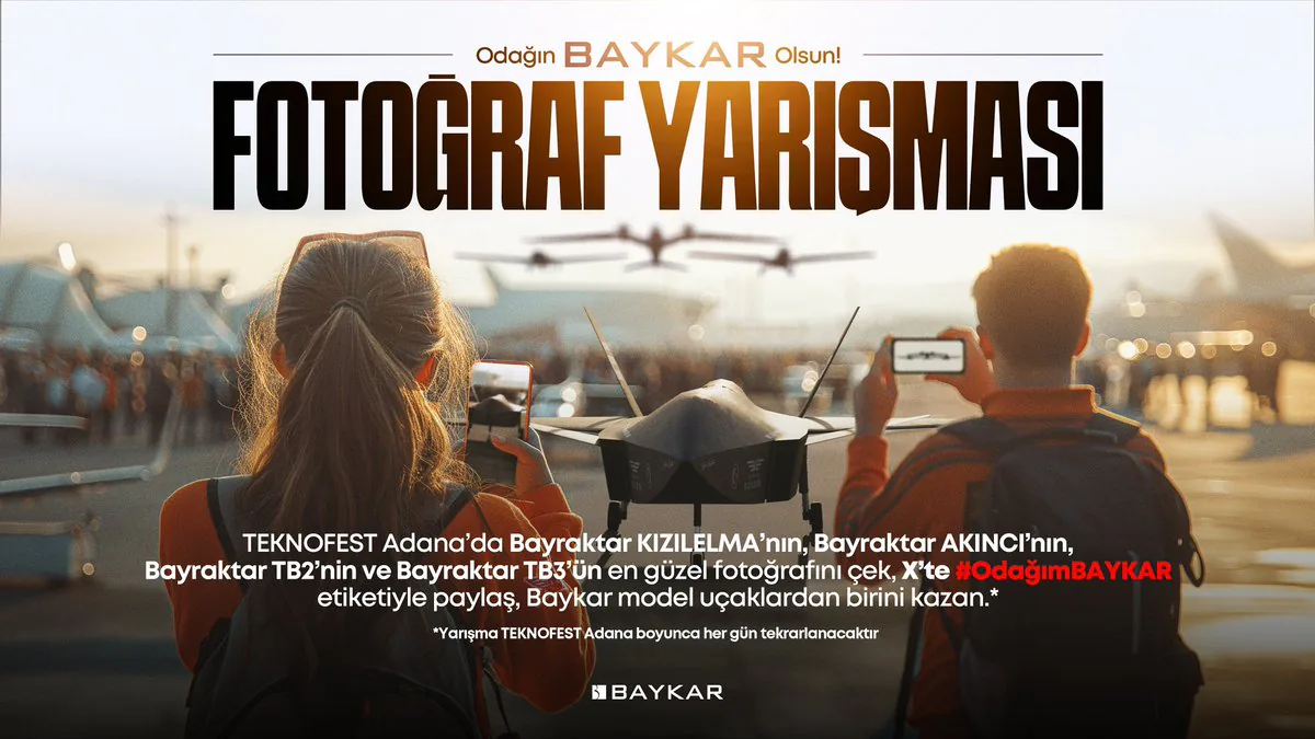 Baykar "Odağın BAYKAR Olsun!" Adlı Fotoğraf Yarışması Düzenliyor Baykar "Odağın BAYKAR Olsun!" Adlı Fotoğraf Yarışması Düzenliyor