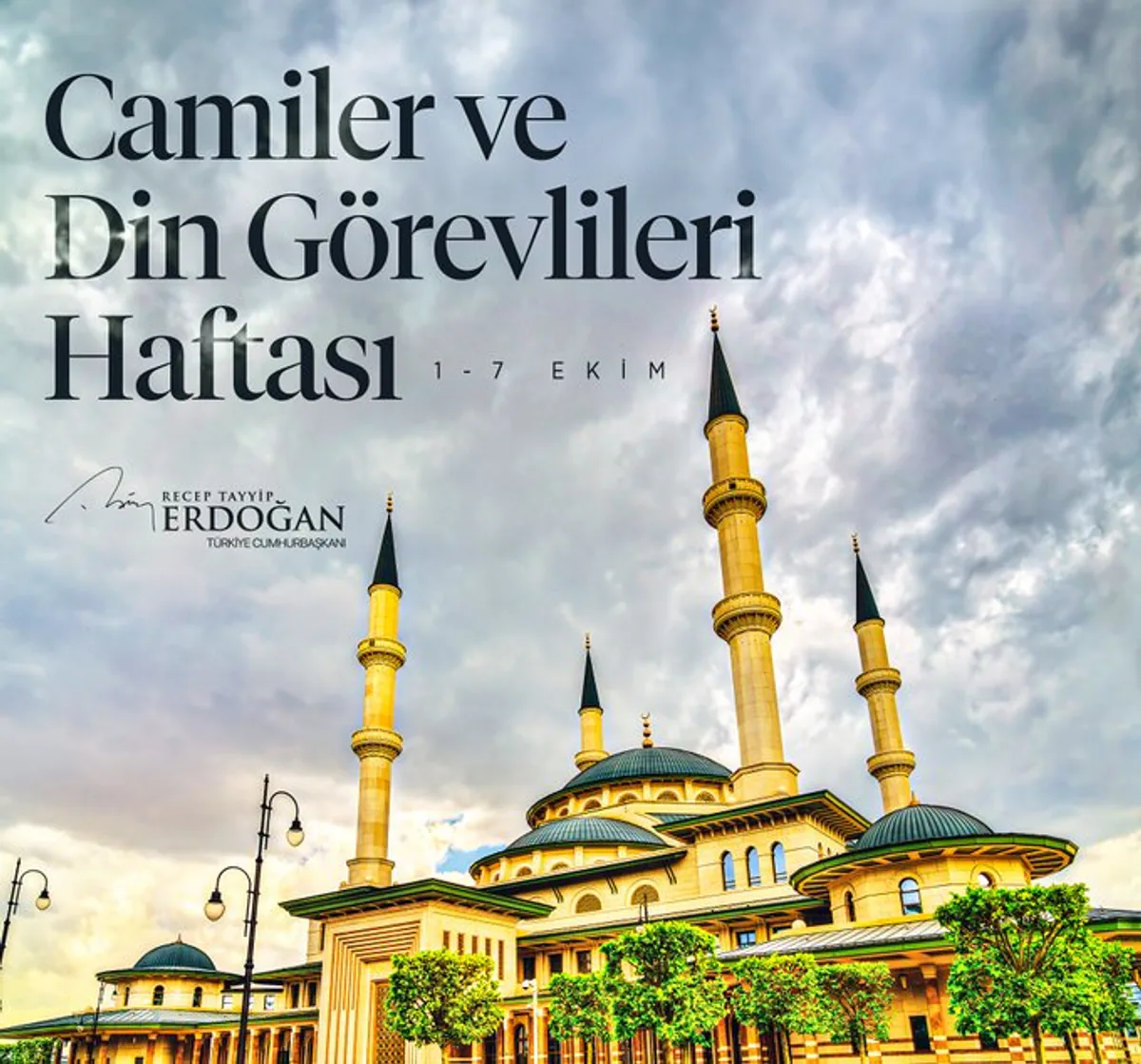 Türkiye Cumhurbaşkanı Recep Tayyip Erdoğan, Camiler ve Din Görevlileri Haftası'nı Kutladı Türkiye Cumhurbaşkanı Recep Tayyip Erdoğan, Camiler ve Din Görevlileri Haftası'nı Kutladı