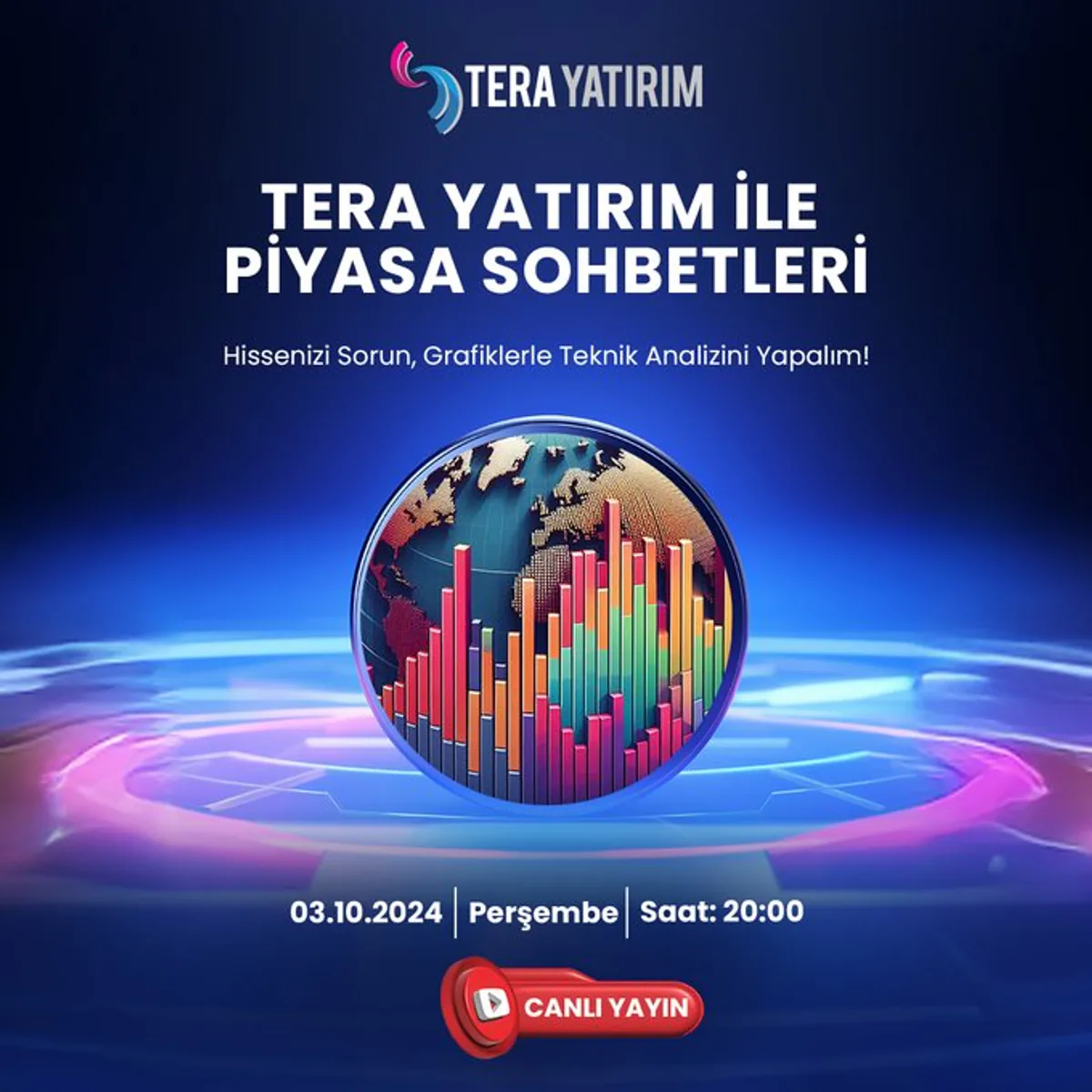 Tera Yatırım Canlı Yayın Düzenliyor Tera Yatırım Canlı Yayın Düzenliyor