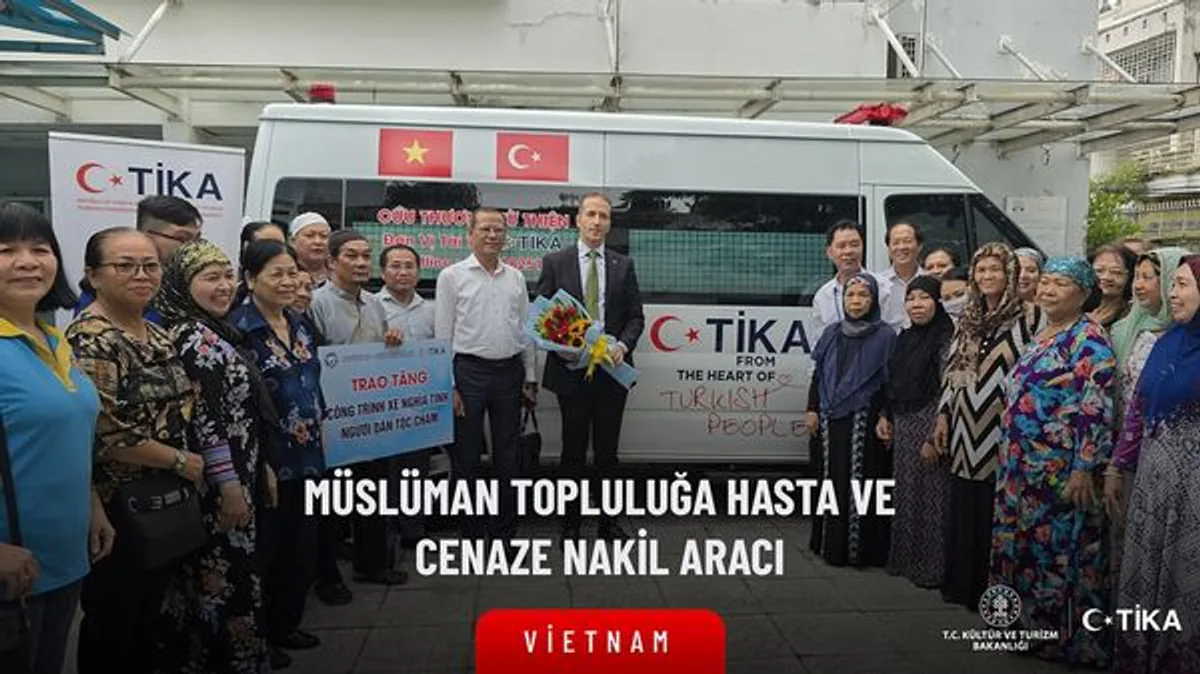 TİKA, Vietnam'da Müslümanlara Destek Olmak İçin Hasta ve Cenaze Nakil Aracı Temin Etti TİKA, Vietnam'da Müslümanlara Destek Olmak İçin Hasta ve Cenaze Nakil Aracı Temin Etti