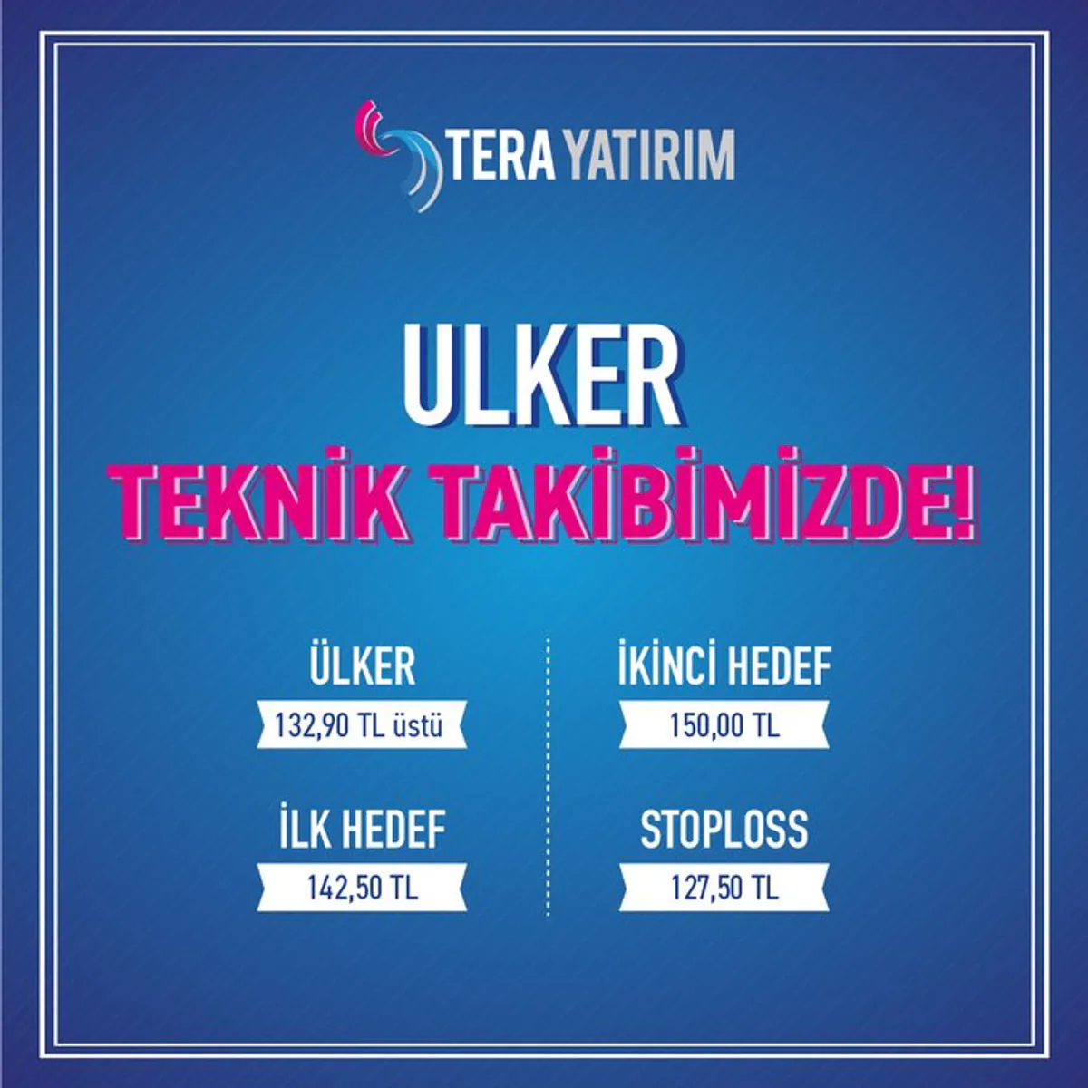 ÜLKER Hisse Senetlerinde Teknik Takip ÜLKER Hisse Senetlerinde Teknik Takip