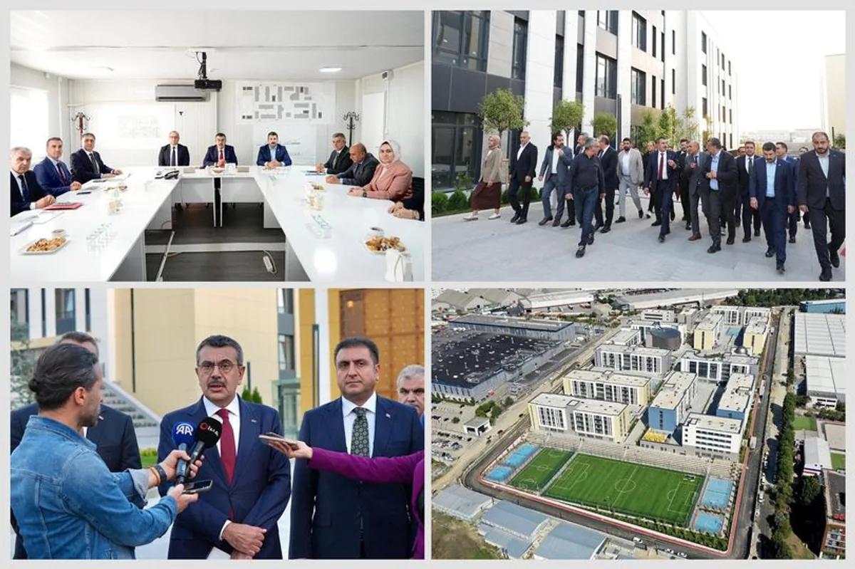 Bakan Tekin, Türkiye’nin En Büyük Lise Kampüsünde İncelemelerde Bulundu Bakan Tekin, Türkiye’nin En Büyük Lise Kampüsünde İncelemelerde Bulundu