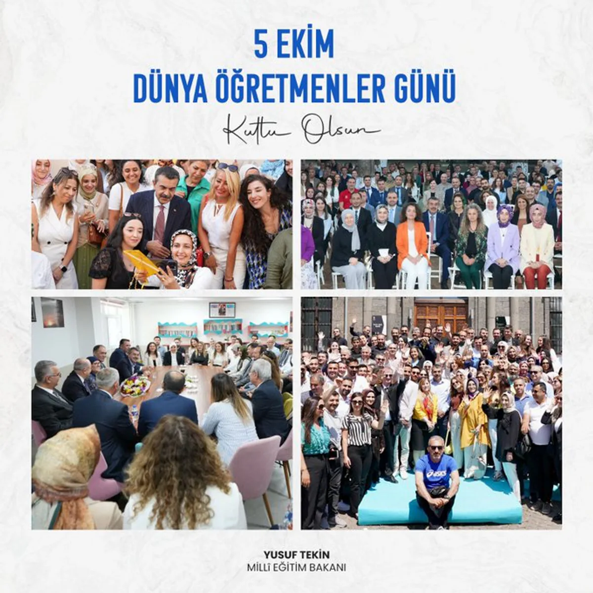 5 Ekim Dünya Öğretmenler Günü 5 Ekim Dünya Öğretmenler Günü