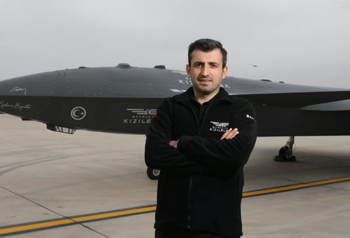 TEKNOFEST Yönetim Kurulu Başkanı Selçuk Bayraktar, KIZILELMA isimli insansız savaş uçağının seri üretimine geçildiğini duyurdu TEKNOFEST Yönetim Kurulu Başkanı Selçuk Bayraktar, KIZILELMA isimli insansız savaş uçağının seri üretimine geçildiğini duyurdu