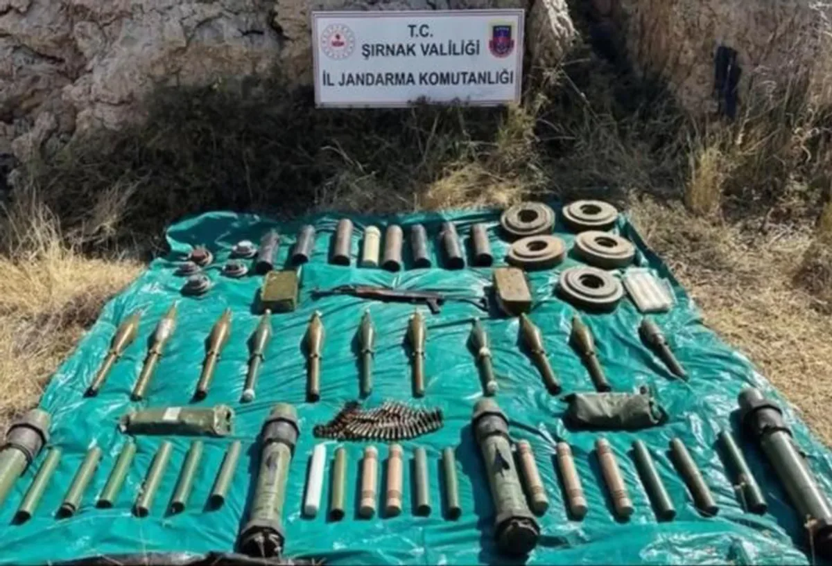 Şırnak'ta 'Gürz-18' Operasyonunda 55 Mağara ve Sığınak İmha Edildi Şırnak'ta 'Gürz-18' Operasyonunda 55 Mağara ve Sığınak İmha Edildi