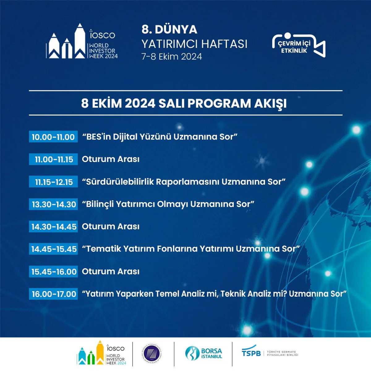 8. Dünya Yatırımcı Haftası 8. Dünya Yatırımcı Haftası