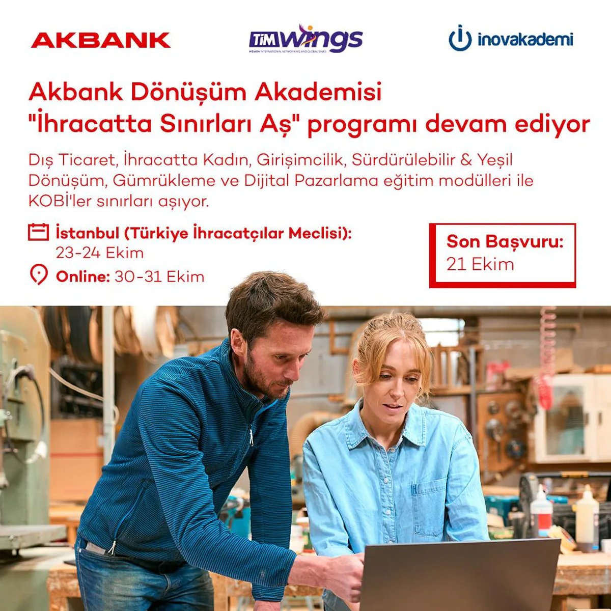 Türkiye İhracatçılar Meclisi, Sürdürülebilir Finansmana İlişkin Eğitim Programı Düzenliyor Türkiye İhracatçılar Meclisi, Sürdürülebilir Finansmana İlişkin Eğitim Programı Düzenliyor