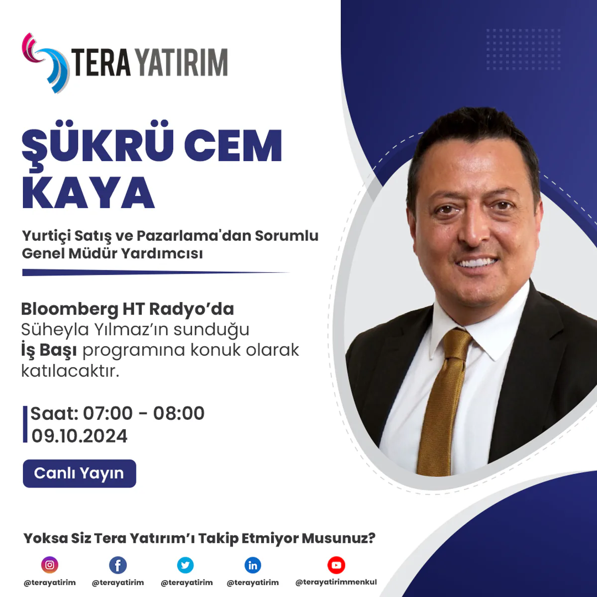Türkiye'nin Önde Gelen Finans Uzmanı Şükrü Cem Kaya, Özel Program İle Yatırımcılarla Buluşmaya Hazırlanıyor Türkiye'nin Önde Gelen Finans Uzmanı Şükrü Cem Kaya, Özel Program İle Yatırımcılarla Buluşmaya Hazırlanıyor