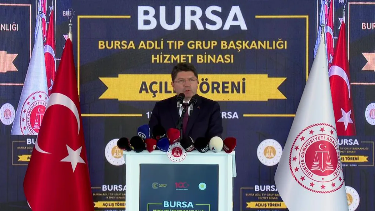 Adalet Bakanı Yılmaz Tunç, Bursa Adli Tıp Grup Başkanlığı Binası Açıldı Adalet Bakanı Yılmaz Tunç, Bursa Adli Tıp Grup Başkanlığı Binası Açıldı