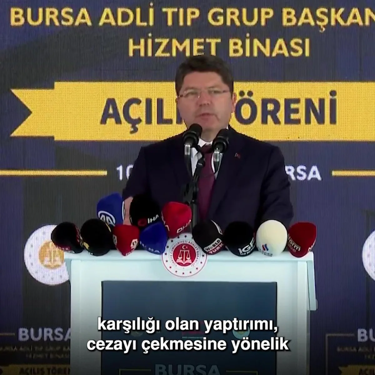 Adalet Bakanı Yılmaz Tunç, Yargı Reformu Strateji Belgesi Hakkında Açıklama Yaptı Adalet Bakanı Yılmaz Tunç, Yargı Reformu Strateji Belgesi Hakkında Açıklama Yaptı
