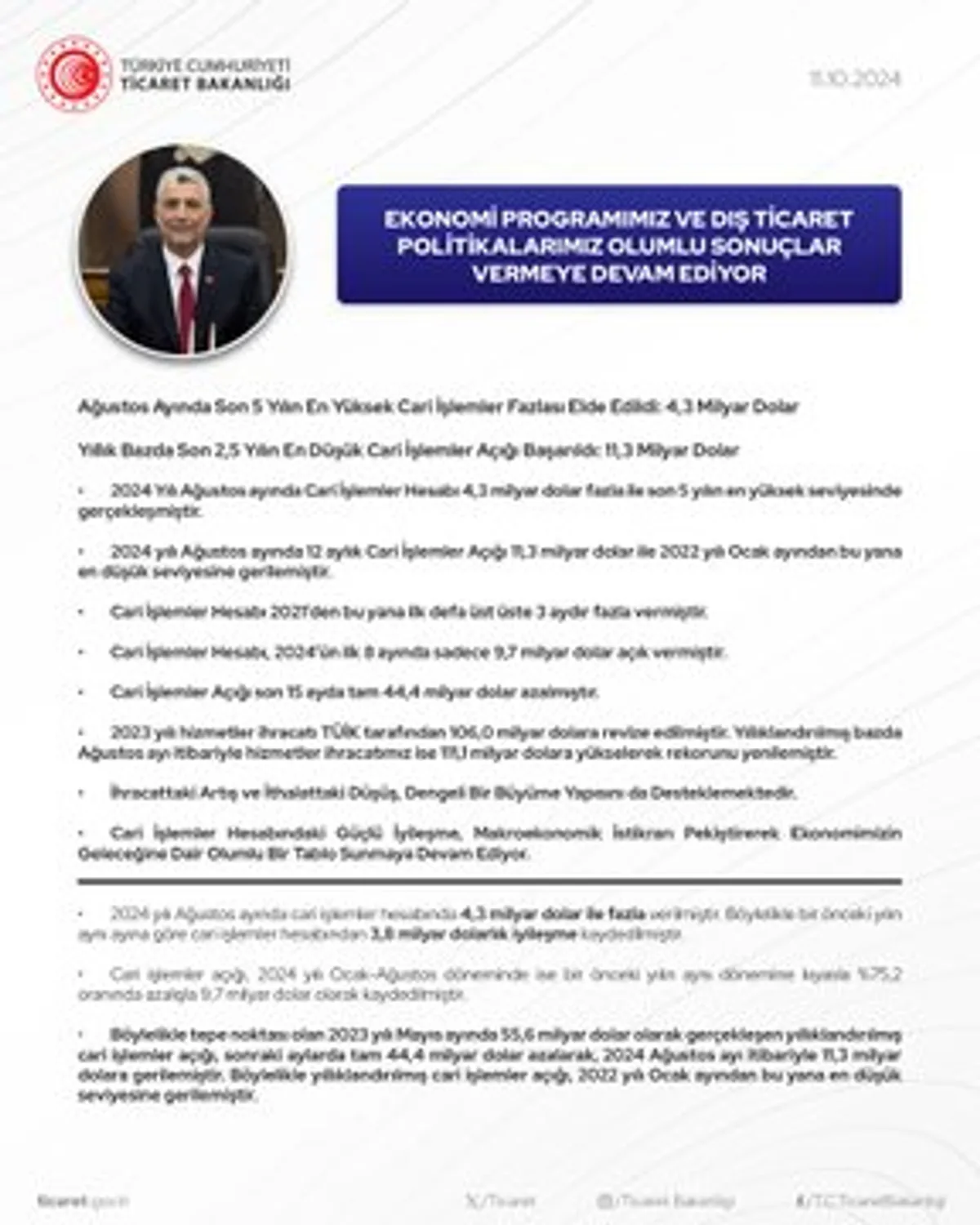 Türkiye'nin Ekonomi Programı ve Dış Ticaret Politikalarının Etkileri Türkiye'nin Ekonomi Programı ve Dış Ticaret Politikalarının Etkileri