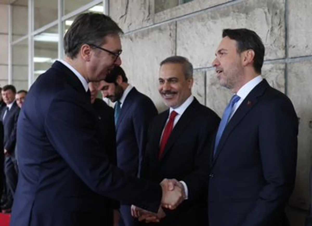 Cumhurbaşkanı Erdoğan Sırbistan'da İşbirliği Anlaşması İmzaladı Cumhurbaşkanı Erdoğan Sırbistan'da İşbirliği Anlaşması İmzaladı