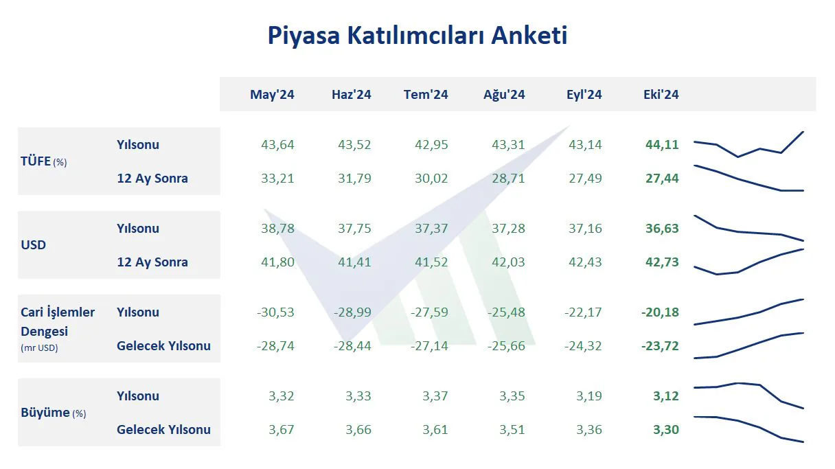Enflasyon Beklentileri Yükseldi, Döviz Kurları İyimserlik Yarattı Enflasyon Beklentileri Yükseldi, Döviz Kurları İyimserlik Yarattı