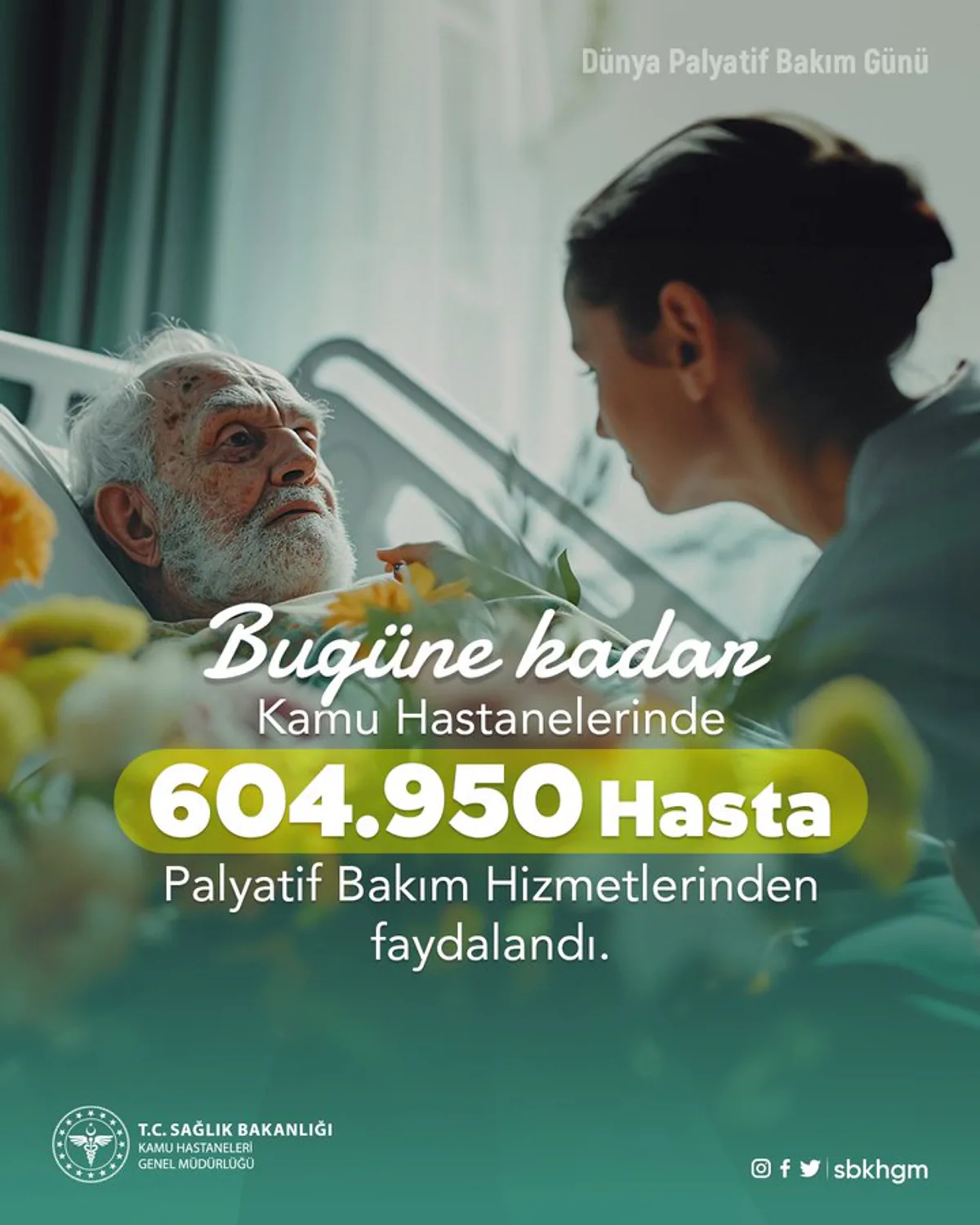 Kamu Hastanelerinde Palyatif Bakım Hizmetinden 604.950 Hasta Faydalandı Kamu Hastanelerinde Palyatif Bakım Hizmetinden 604.950 Hasta Faydalandı