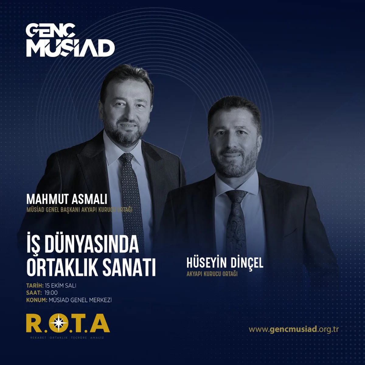 Genç MÜSİAD, "İş Dünyasında Ortaklık Sanatı" Etkinliği Düzenliyor Genç MÜSİAD, "İş Dünyasında Ortaklık Sanatı" Etkinliği Düzenliyor