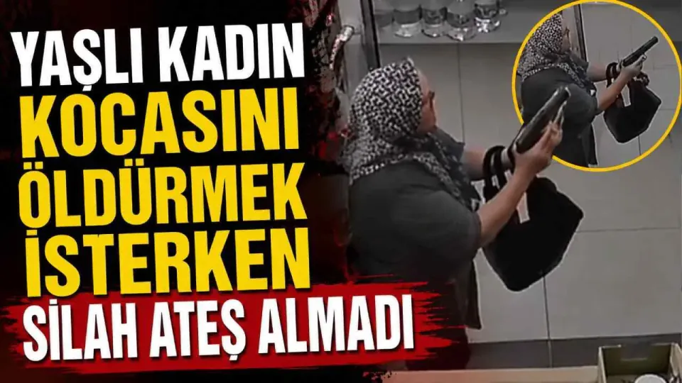 Tekirdağ'da dehşet anları: Eşini öldürmeye kalkıştı, silah tutukluk yaptı görseli