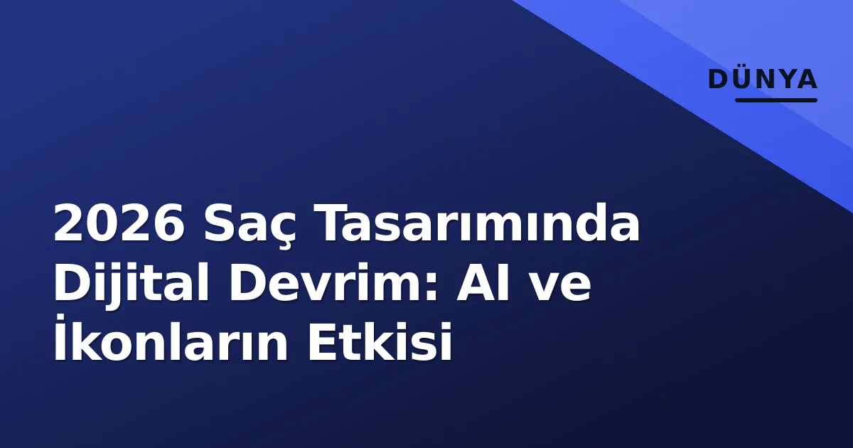 2026 Saç Tasarımında Dijital Devrim: AI ve İkonların Etkisi 2026 Saç Tasarımında Dijital Devrim: AI ve İkonların Etkisi
