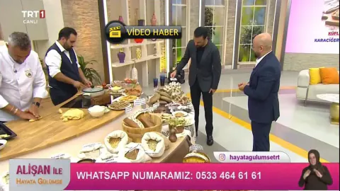 TRT 1'de Taşköprü Sarımsağı ve 12 Bin Yıllık Siyez Bulğur Tanıtıldı
