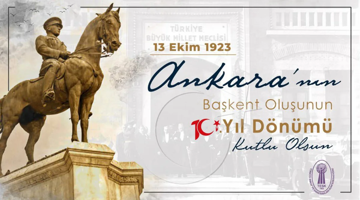 Cumhuriyetimizin Başkenti Ankara'nın 101. Yılı Kutlandı Cumhuriyetimizin Başkenti Ankara'nın 101. Yılı Kutlandı