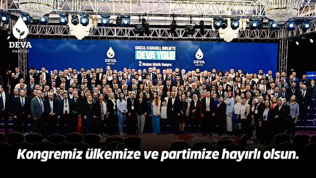 DEVA Partisi 2. Olağan Büyük Kongresini Gerçekleştirdi DEVA Partisi 2. Olağan Büyük Kongresini Gerçekleştirdi