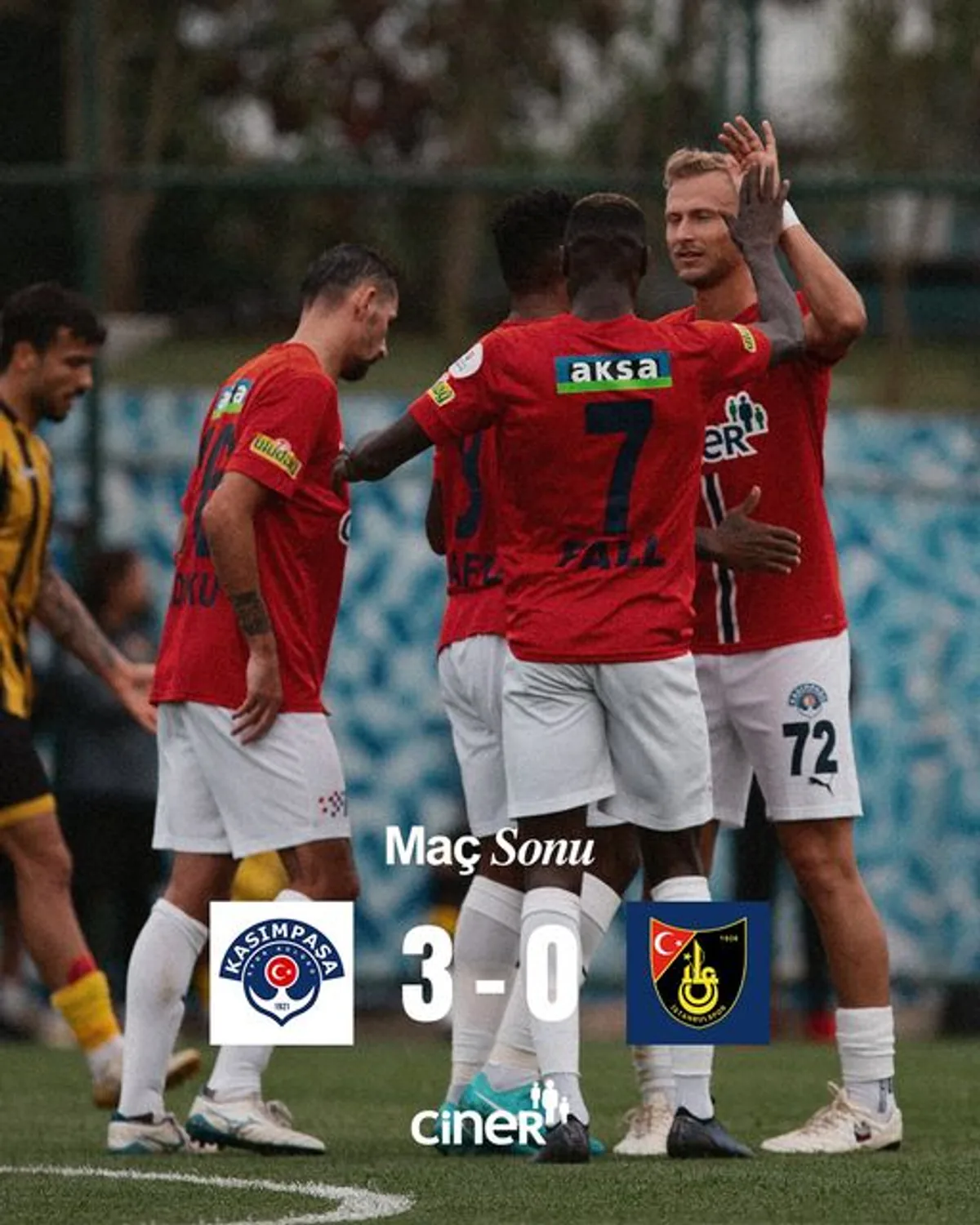 Kasımpaşa İstanbulspor'u Mağlup Etti Kasımpaşa İstanbulspor'u Mağlup Etti