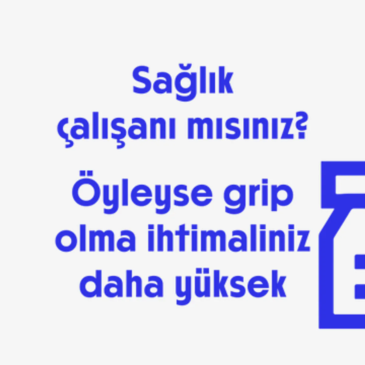 Sağlık çalışanları grip riski altında Sağlık çalışanları grip riski altında