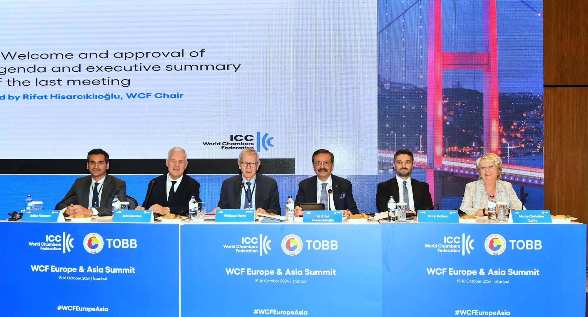 Dünya Odalar Federasyonu (WCF) Genel Konsey Toplantısı Dünya Odalar Federasyonu (WCF) Genel Konsey Toplantısı