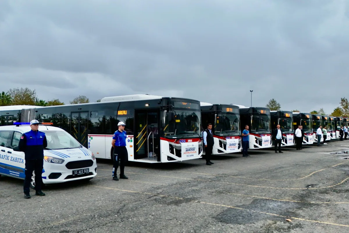 Samsun Büyükşehir Belediyesi, Toplu Taşıma Filosunu Güçlendirdi Samsun Büyükşehir Belediyesi, Toplu Taşıma Filosunu Güçlendirdi