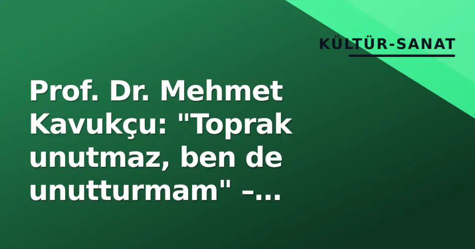 Prof. Dr. Mehmet Kavukçu: "Toprak unutmaz, ben de unutturmam" – Erzincan'ın hafızasını şekillendiren 20 yıl görseli