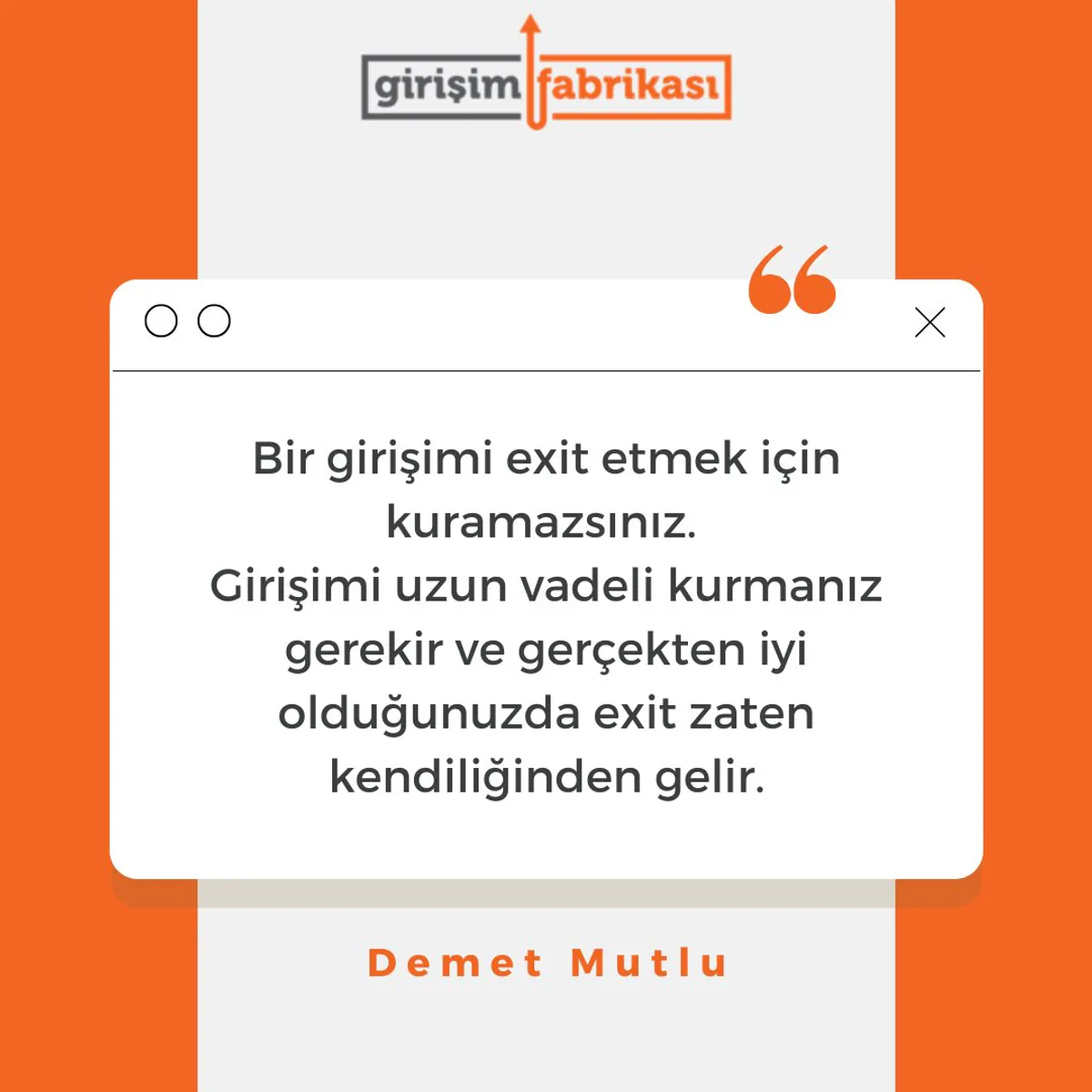 Demet Mutlu: Girişimcilikte Kar Elde Etmek Değil, Topluma Katma Değer Sağlamak Önemli Demet Mutlu: Girişimcilikte Kar Elde Etmek Değil, Topluma Katma Değer Sağlamak Önemli