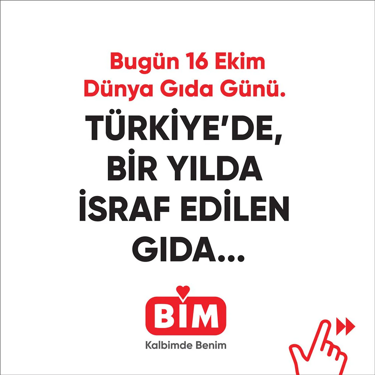 Dünya Gıda Günü'nde Sıfır İsraf Vurgusu Dünya Gıda Günü'nde Sıfır İsraf Vurgusu