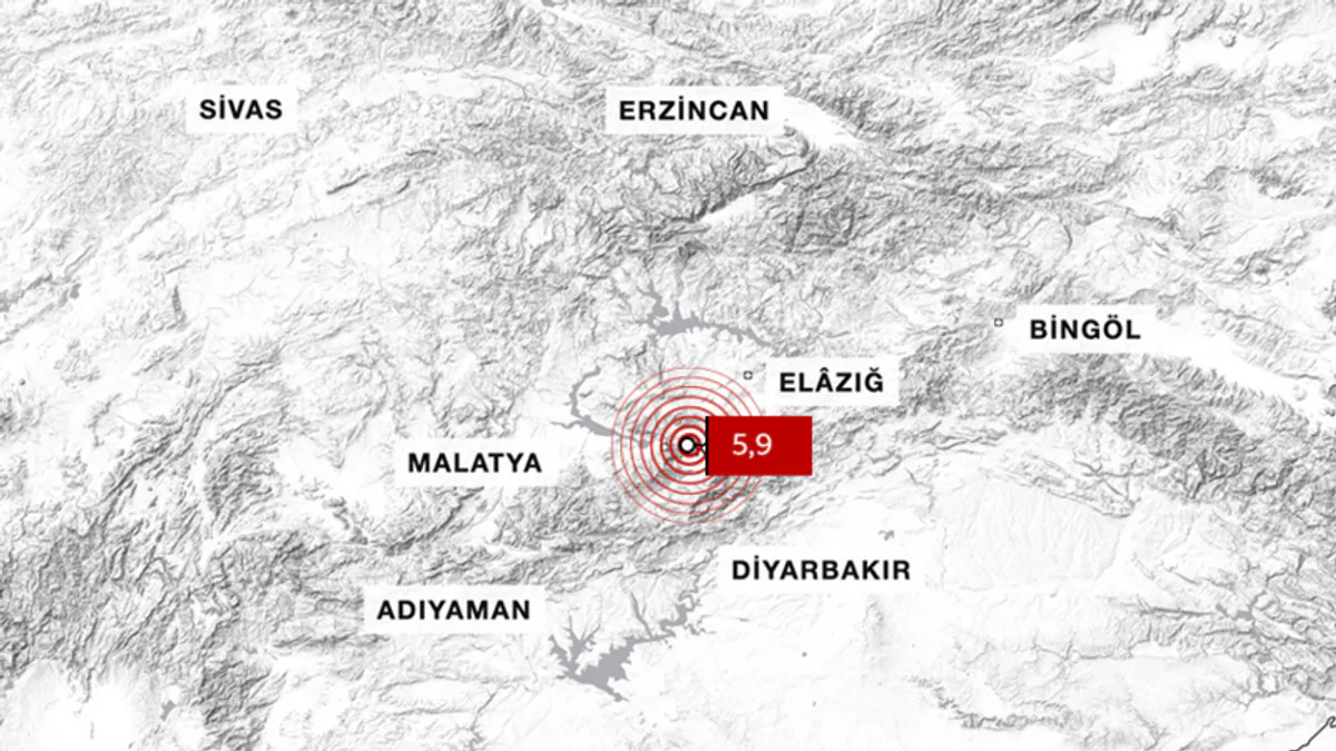 Malatya'da 5,9 Büyüklüğünde Deprem Meydana Geldi Malatya'da 5,9 Büyüklüğünde Deprem Meydana Geldi