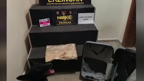 Erzincan'da büyük uyuşturucu operasyonu: 1 kilo 725 gram eroin ele geçirildi