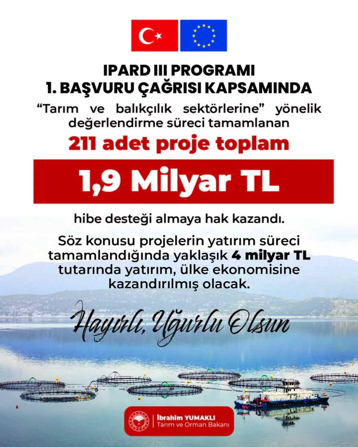IPARD III Programı'nda Proje Değerlendirmesi Tamamlandı IPARD III Programı'nda Proje Değerlendirmesi Tamamlandı