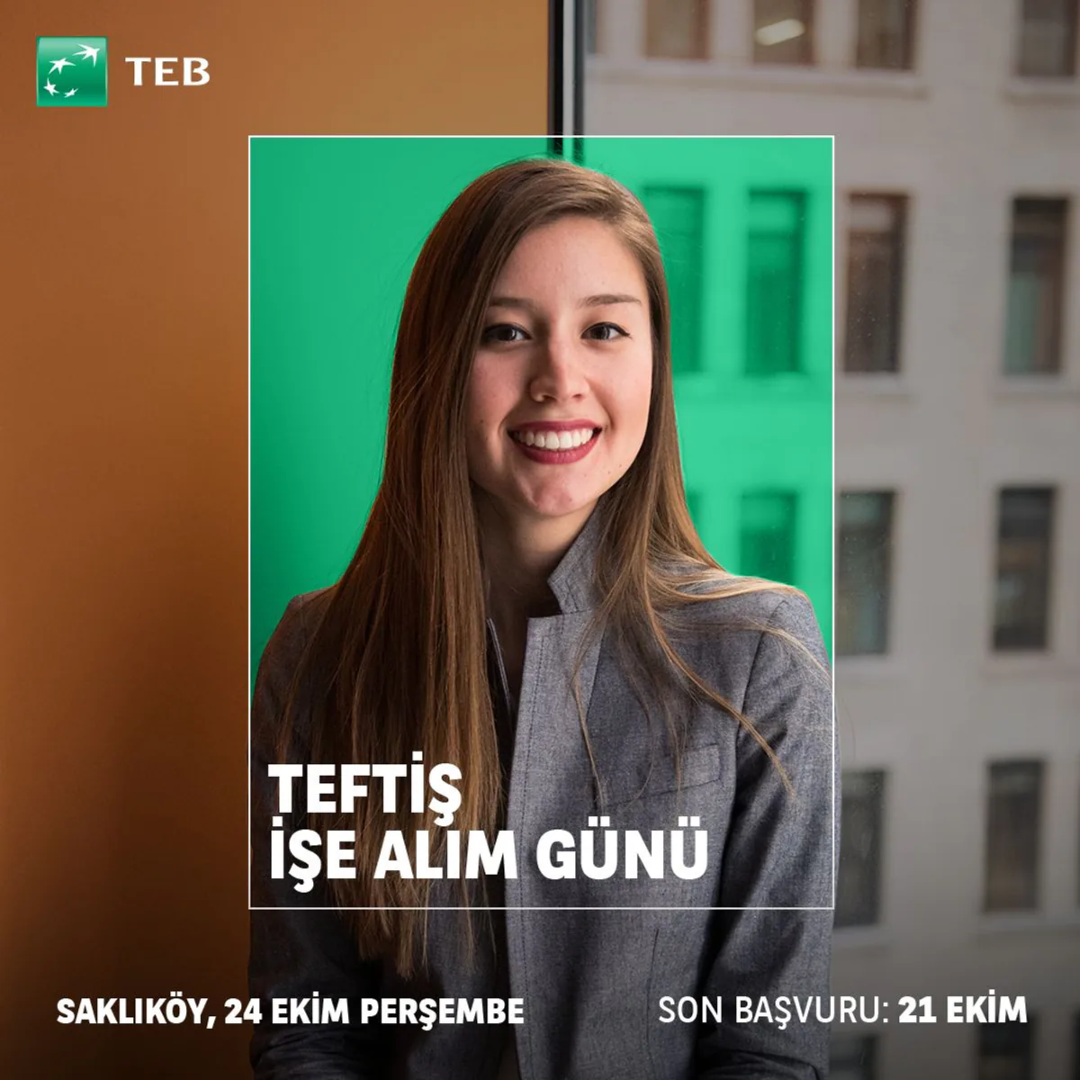 TEB Teftiş İşe Alım Günü'ne Öğrenciler Davet Ediyor TEB Teftiş İşe Alım Günü'ne Öğrenciler Davet Ediyor