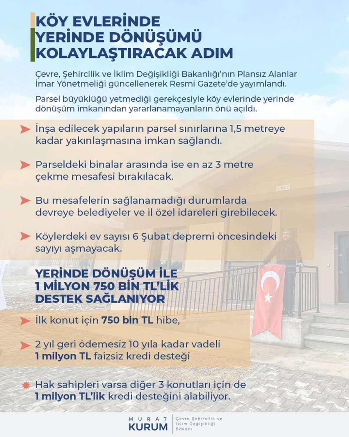 Asrın Felaketi Sonrası Köy Evlerinde Yerinde Dönüşüm Adımları Atılıyor Asrın Felaketi Sonrası Köy Evlerinde Yerinde Dönüşüm Adımları Atılıyor