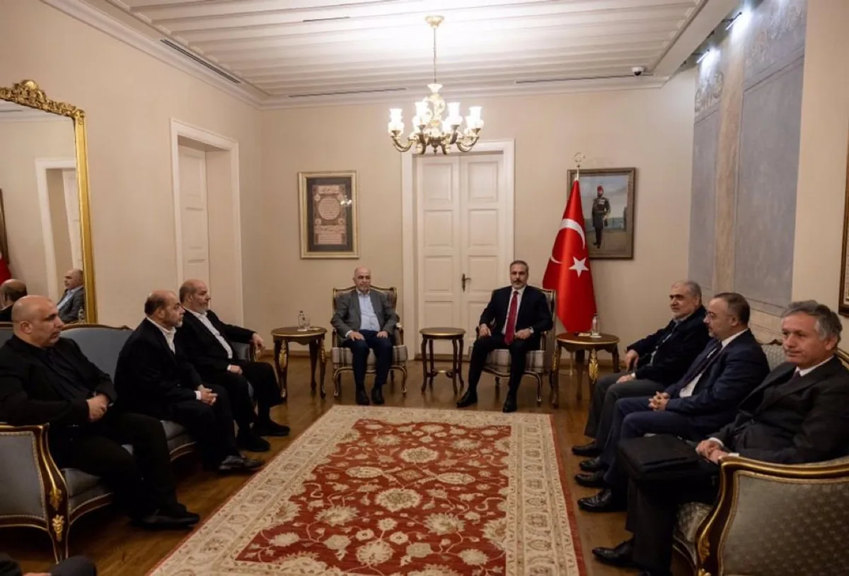 Dışişleri Bakanı Hakan Fidan, Hamas Şura Konseyi Başkanı Muhammed Derviş İsmail İle Görüştü Dışişleri Bakanı Hakan Fidan, Hamas Şura Konseyi Başkanı Muhammed Derviş İsmail İle Görüştü