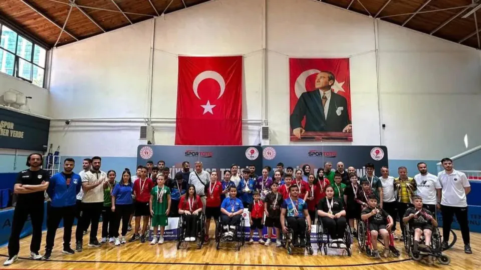 Şırnaklı Para Masa Tenisçileri Türkiye Şampiyonası'nda Kürsüye Çıktı görseli