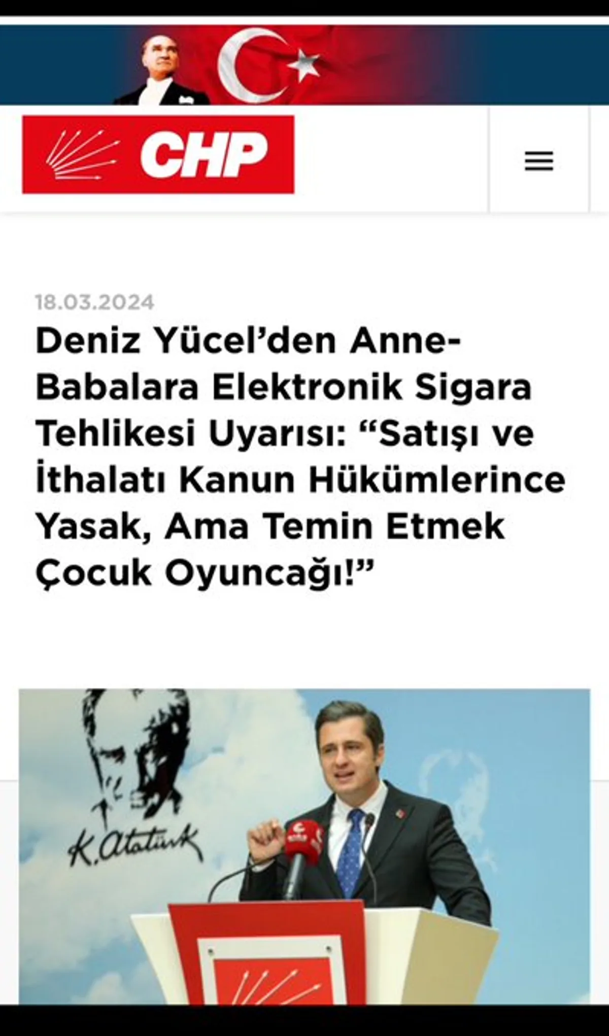 CHP Genel Başkan Yardımcısı Deniz Yücel'den Türkiye'nin Durumuna Eleştiri CHP Genel Başkan Yardımcısı Deniz Yücel'den Türkiye'nin Durumuna Eleştiri