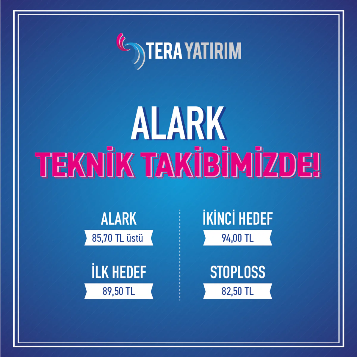 ALARK Hisse Senedi Teknik Takibi Süreçte ALARK Hisse Senedi Teknik Takibi Süreçte