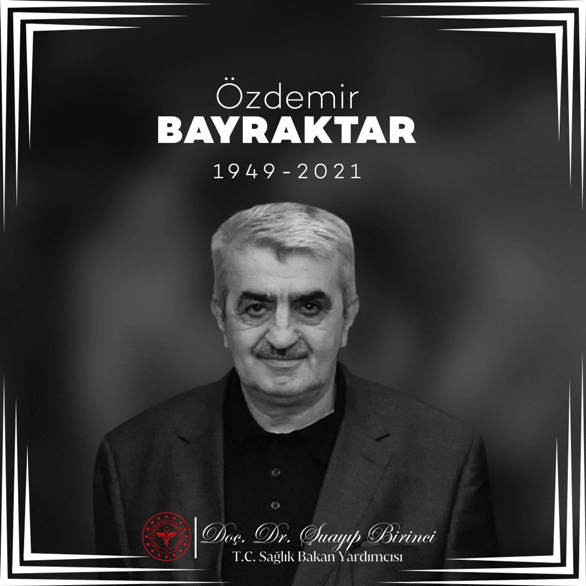 Türkiye'nin Teknoloji Hamlesini Başlatan Özdemir Bayraktar'ı Saygıyla Anıyoruz Türkiye'nin Teknoloji Hamlesini Başlatan Özdemir Bayraktar'ı Saygıyla Anıyoruz