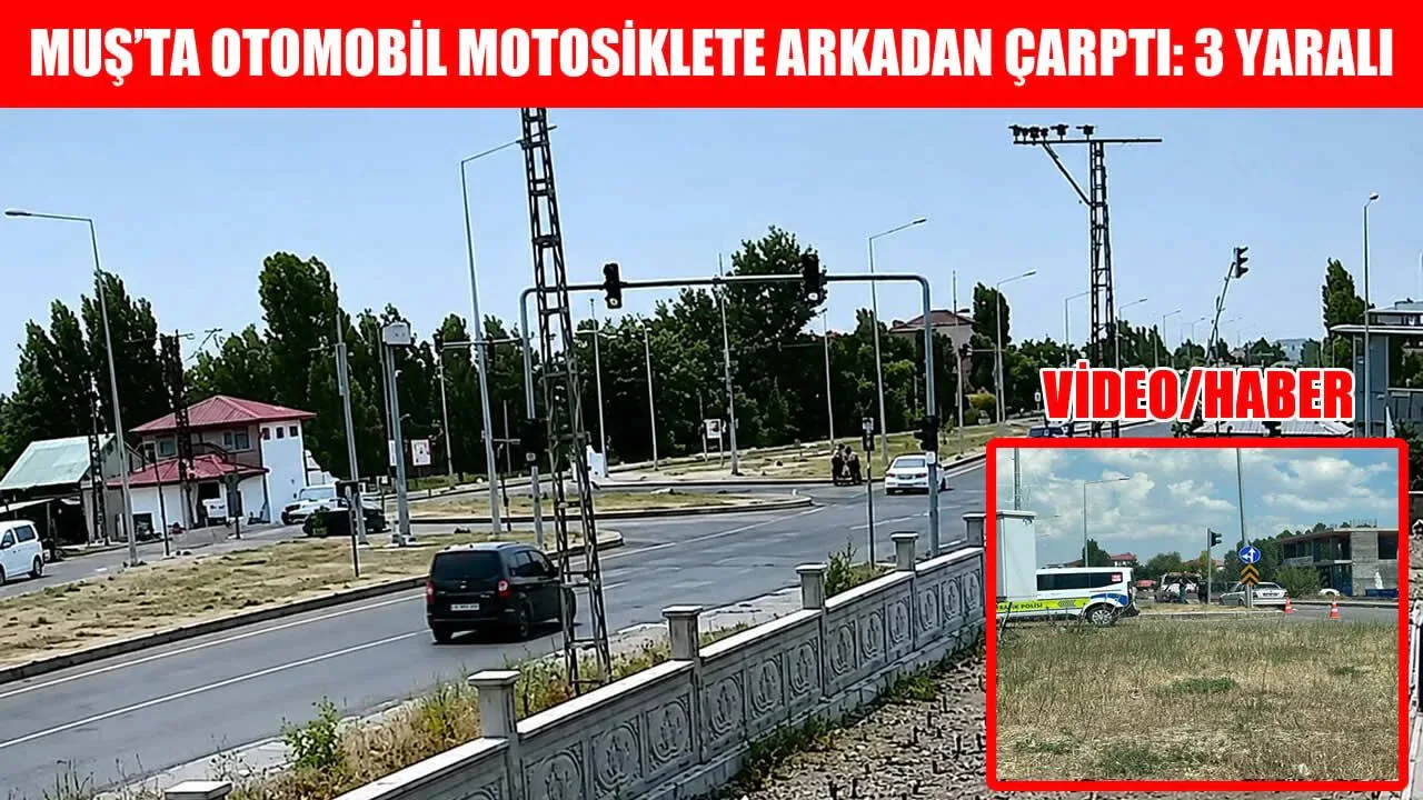 Muş Bulanık'ta Trafik Kazası: Otomobil Motosiklete Arkadan Çarptı Muş Bulanık'ta Trafik Kazası: Otomobil Motosiklete Arkadan Çarptı