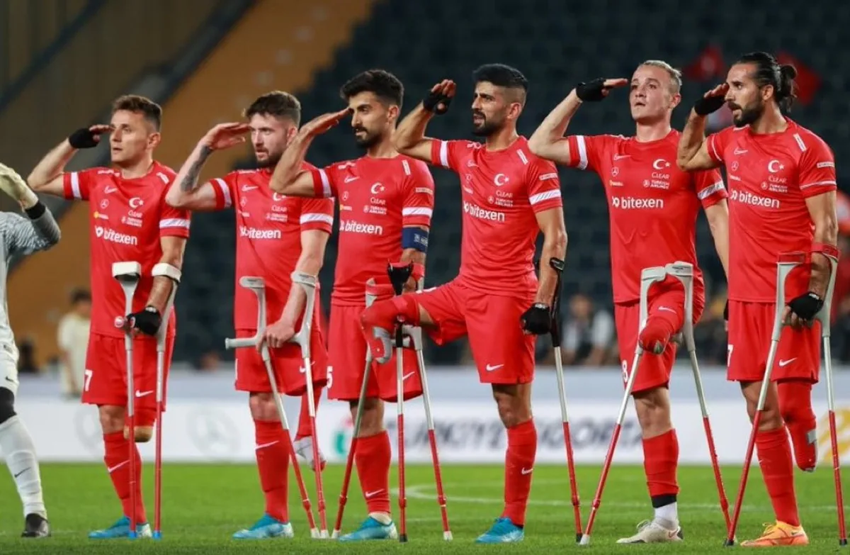 Ampute Futbol Milli Takımı “Cumhuriyet’in Delikanlıları” ödülüne layık görülecek Ampute Futbol Milli Takımı “Cumhuriyet’in Delikanlıları” ödülüne layık görülecek