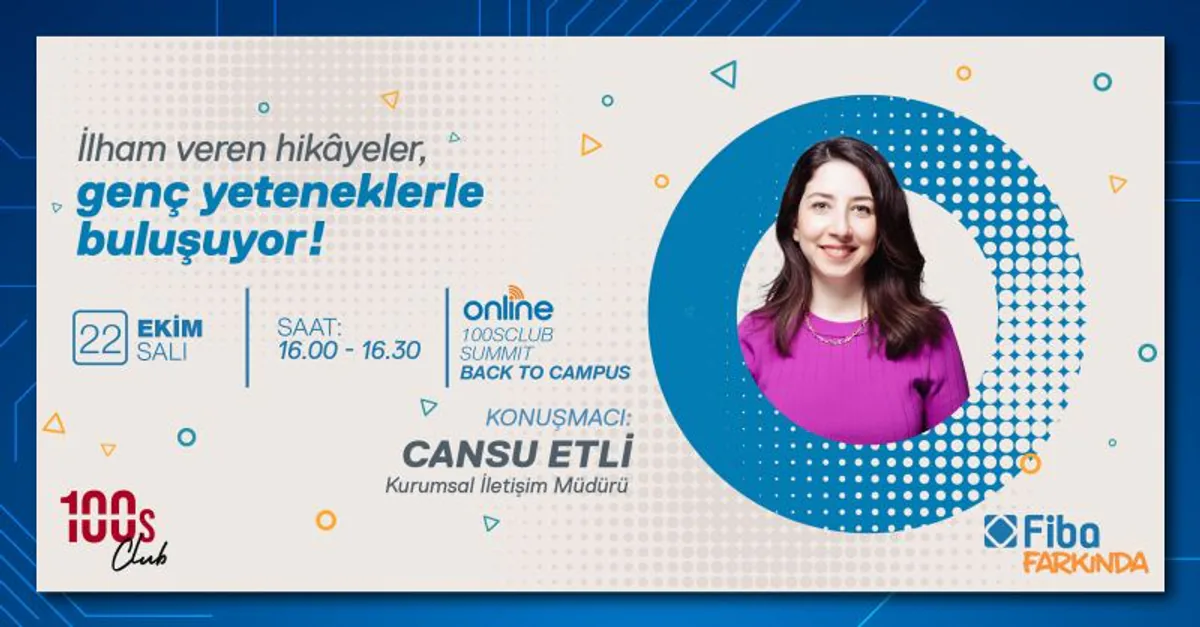 Fiba Holding Kurumsal İletişim Müdürü Cansu Etli, Genç Yeteneklerle Buluşuyor Fiba Holding Kurumsal İletişim Müdürü Cansu Etli, Genç Yeteneklerle Buluşuyor