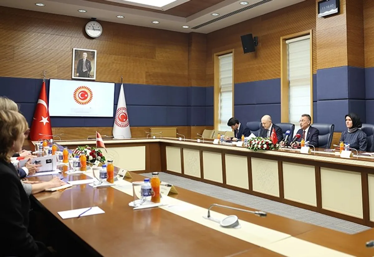 TBMM Dışişleri Komisyonu, Letonya Dışişleri Bakanı Baiba Braze'yi Ağırladı TBMM Dışişleri Komisyonu, Letonya Dışişleri Bakanı Baiba Braze'yi Ağırladı