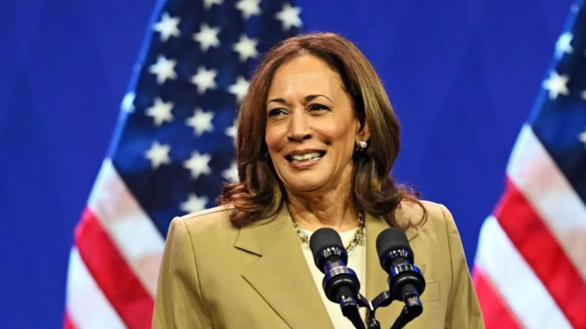 ABD Başkan Yardımcısı Kamala Harris, Demokrat Parti'nin Başkan Adayı Olarak Adaylık Sürecini Resmileştiriyor ABD Başkan Yardımcısı Kamala Harris, Demokrat Parti'nin Başkan Adayı Olarak Adaylık Sürecini Resmileştiriyor