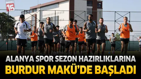 Alanyaspor Yeni Sezon Kampı İçin Burdur'a Çıkarma Yaptı
