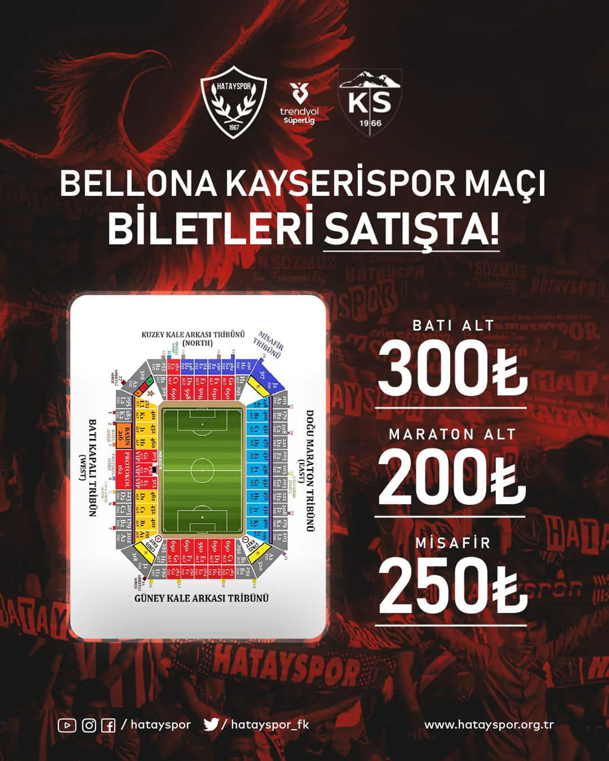 Hatayspor, Trendyol Süper Lig'de Kayserispor ile Karşılaşacak Hatayspor, Trendyol Süper Lig'de Kayserispor ile Karşılaşacak