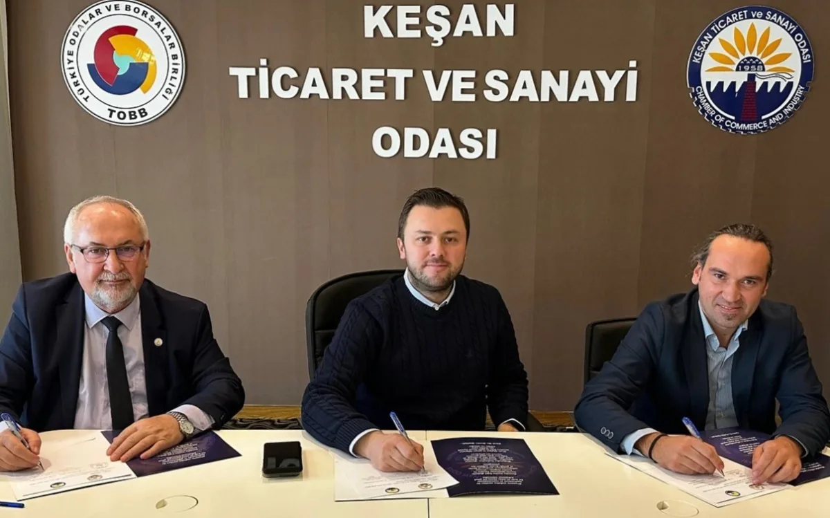Trakya Üniversitesi Keşan Meslek Yüksekokulu Müdürü ve İpsala Meslek Yüksekokulu Müdürü, Keşan Ticaret ve Sanayi Odası'na Nezaket Ziyaretinde Bulundu Trakya Üniversitesi Keşan Meslek Yüksekokulu Müdürü ve İpsala Meslek Yüksekokulu Müdürü, Keşan Ticaret ve Sanayi Odası'na Nezaket Ziyaretinde Bulundu